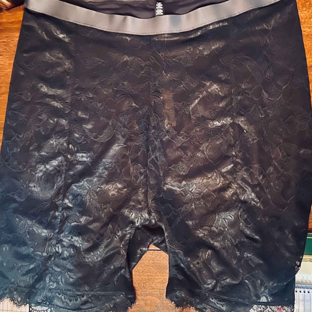 Skim’s Black Lace Bike shorts